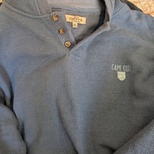 Cuffy's Cape Cod Blue Men's Crewneck Sweater